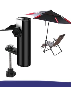 Morsetto/clip/supporto/supporto per ombrellone da esterno patio per spiaggia cortile balcone ponte - Foto 1 di 9