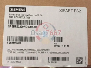 EIN SIEMENS VENTILPOSITIONIERER 6DR5320-0NG00-0AA0 6DR53200NG000AA0 NEU - Bild 1 von 2