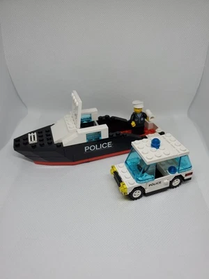 LEGO Clásico Town Pier Police 6540 De Colección - Coche de Policía y Barco - Faltan Piezas Foto 1 de 4