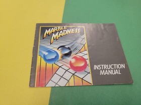 Marble Madness Nintendo NES Instruction Manual Booklet ONLY