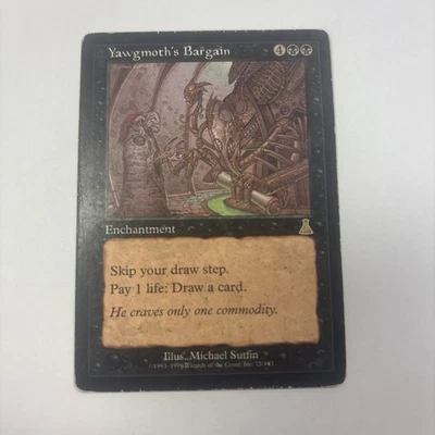 Yawgmoth's Bargain MP MTG Urza's Destiny Reserved List 75 / 143 English Regular - Image 1 of 4