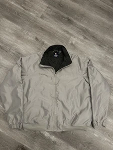 Chaps Ralph Lauren XXL Windbreaker Jacket Mens Medium Green Harrington Bomber - Picture 1 of 8