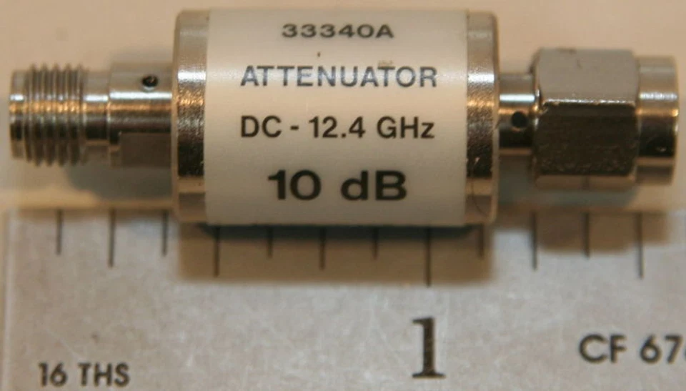 Agilent/HP 33340A Coaxial Attenuator 10 dB DC-12.4 GHz Foto 1 de 1
