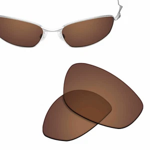 Lenti di ricambio polarizzate per occhiali da sole Oakley Whisker marrone terra UVA&UVB - Foto 1 di 5