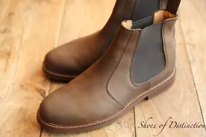 Zapatillas Loake Davchn Marrón Nubuck Chelsea Botas Zapatos Para Hombre UK 7 F US 8 - Imagen 1 de 11