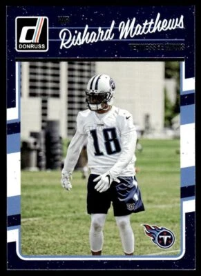 2016 Donruss #282 Rishard Matthews - Tennessee Titans - Image 1 of 2
