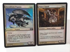 MTG MAGIC GATHERING 2X LOT STORMFRONT PEGASUS 35/249 FOIL, PALACE GUARD 23/ HOLO