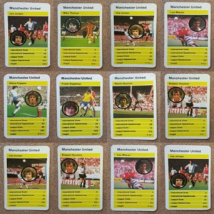 Top Trumps Single Card Manchester United Football Club 1970s 80s Various Years - Picture 1 of 7