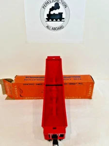 LIONEL6736 #2 DETROIT&MACINKAC 4-BAY HOPPER-RED-&-WHT BLT60-62 IN ORIG.BOX LK/N - Picture 1 of 6