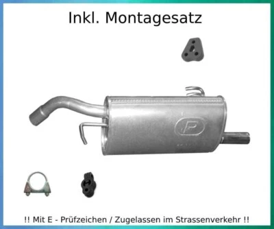 Endschalldämpfer Smart Forfour (454) 1.1 1.3 Auspuff Endtopf Montagesatz - Bild 1 von 2