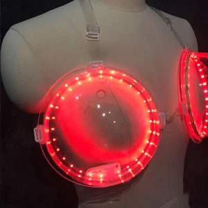 LED Bra for Drink Feed Cocktail Light up Night Club Party Costume Cosplay Cloth - Picture 1 of 16
