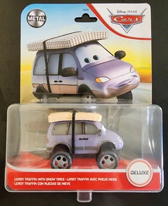 Disney Pixar Cars Leroy Traffik Snow Tires Deluxe Diecast Mattel Minor Pack Wear - Picture 1 of 6