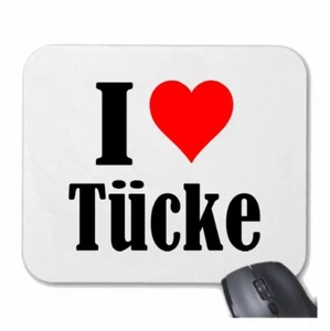 MOUSEPAD Mauspad I Love Tücke Ich Liebe Tücke - Bild 1 von 1