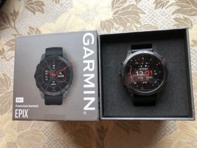 Garmin Epix 2 Sapphire Titanium 47mm schwarz - Bild 1 von 4