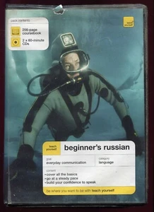 Beginner's Russian Teach Yourself Series CD & Book Language Studies - Picture 1 of 4