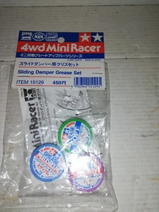 TAMIYA 15129 4WD MINI RACER SLIDING DAMPER GREASE SET NEUF SCELLE - Photo 1/3