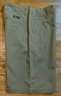 SHORTS CHAPS 100% ALGODÃO COM CORDÃO - Meninos 14 (Verde Oliva) Novo com etiquetas $35 - Imagem 1 de 4