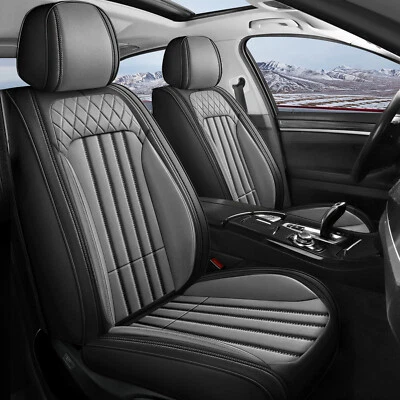 Car Seat Covers Front Row PU Leather Protector Pad For Hyundai Sonata 2004-2014 Foto 1 de 4