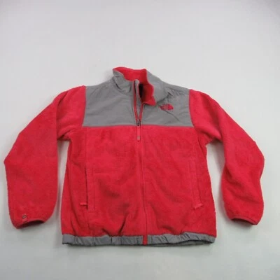 North Face Jacket Girls Large Long Sleeve Pockets Lightweight  Fleece - Image 1 of 4
