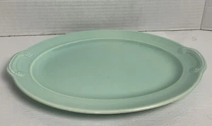 Lu-RAY Pastels Green Platter T.S.& T. 11 1/2" Length VGC - Picture 1 of 6