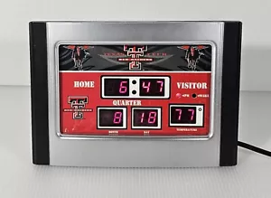Texas Tech Red Raiders Digital Scoreboard Clock, Alarm, Temp - Picture 1 of 4