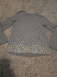 So Favorite Tee Gray Long Sleeve Shirt Stars - Picture 1 of 6