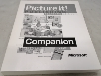 Microsoft Picture It! Publishing Platinum Edition v. 2001 Companion Guidebook - Image 1 of 4