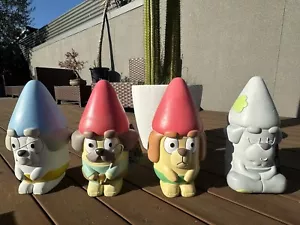 Bluey Gnomes Husband Hammerbarn Bunnings Limited Edition Set - Picture 1 of 6