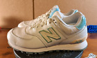 New Balance Womens 574 W574WCL White Casual Shoes Sneakers Size 7 B