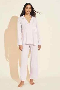 NWT Anthropologie Eberjey Women's Gisele Long Sleeve & Pants Pajama Set Med. - Picture 1 of 3