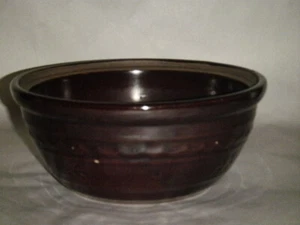MARCREST MONMOUTH VINTAGE BRAUNE GLASUR 8" DUTCH OVEN BIENENSTOCKFORM GÄNSEBLÜMCHEN & PUNKT - Bild 1 von 7
