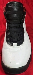 (Left Side Only) Nike Air Jordan Retro White Black Red 2012 Size 9.5 310805-100 - Picture 1 of 12