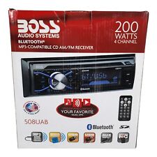 Boss 508Uab 1 Din In Dash Cd Car Player Usb Mp3 Stereo Audio Receiver Bluetooth