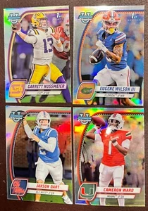 2024 Bowman Chrome U Football - SILVER REFRACTORS Set Builder - You Pick! - Picture 1 of 8