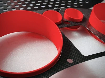 AUDI TT MK1 8N - ANILLOS DE PANEL DE INSTRUMENTOS - COLOR - PAR Foto 1 de 4