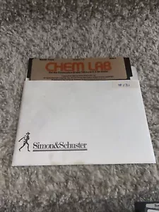 1985 Vintage Chem Lab Simon, Schuster Commodore 64 Atari PC Software Only - Picture 1 of 1