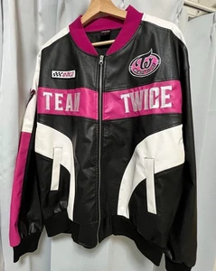Twice 5th World Tour Ready to be in Japan Racer Jacket Size L Used VG - Picture 1 of 3