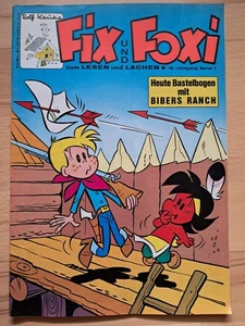 Rolf Kauka´s Fix + Foxi 19.Jahrgang Nr.1 von 1971 mit Schlümpfe - TOP Z1 - Bild 1 von 3