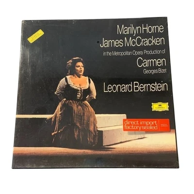 Carmen Vinyl LP Box Set Bernstein Horne McCracken Deutsche Grammophon Foto 1 de 2