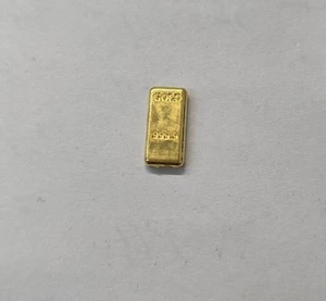 Lingotes de 0,8 g • Óptica dorada 999,9 • Dorado • Noble pieza de coleccionista • pieza única - Imagen 1 de 4