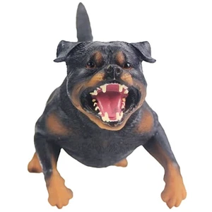 Simulierter Rottweiler Hund Modell Simulation Tier Kind Kleinspielzeug - Bild 1 von 12