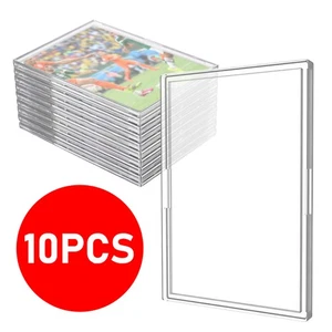 Fundas para tarjetas Fundas para tarjetas de béisbol Plástico duro Protectores para tarjetas coleccionables Soporte - Imagen 1 de 12