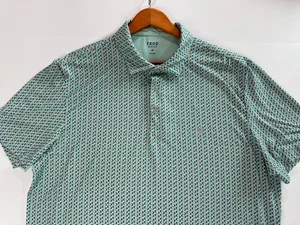 Polo Izod Golf Uomo Taglia XL Verde Chiaro Stampa Alligatore - Foto 1 di 8
