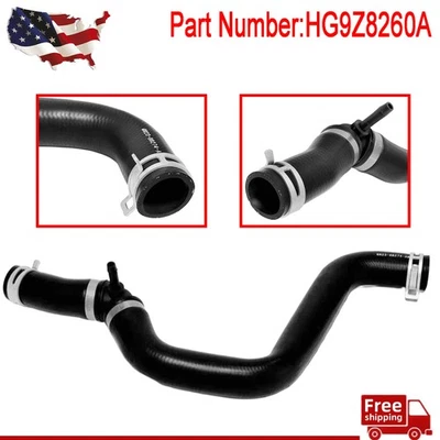 Engine Coolant Radiator Hose HG9Z8260A HG938B274AA For 2017-20 Ford Fusion 2.0L - Image 1 of 4