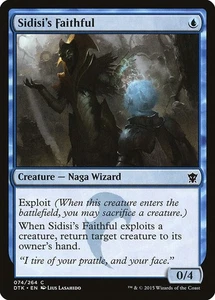 Magic the Gathering MTG Sidisi's Faithful Dragons of Tarkir DTK 074/264 C NM/M - Picture 1 of 1