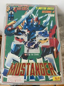 RARE ROBOT MUSTANGER BAXINGER BOOTLEG MIB COMPLET EN BOITE 1984 TAÏWAN IMPORT FR - Imagen 1 de 19