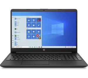 HP 15-gw0502sa 15.6'' Athlon Silver 3050U 128GB 4GB FHD Win 11 Black Laptop C - Picture 1 of 3