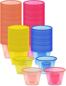 zappy 500 Assorted Neon Colors Disposable Plastic Party Bomber Power Bomber J... - Picture 1 of 6