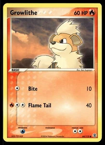 Growlithe #64/112 FireRed & LeafGreen Pokemon Near Mint or Better - Picture 1 of 2