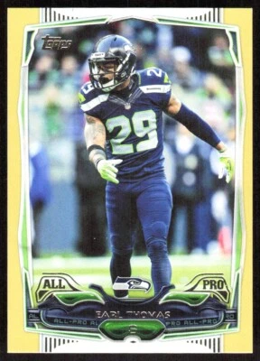 2014 337B Topps Gold Earl Thomas 0649/2014 Seattle Seahawks #283 - Image 1 of 2